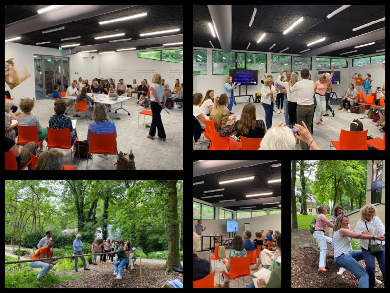 Indoor en outdoor activiteiten van health transformation community op Landgoed Zonneoord 