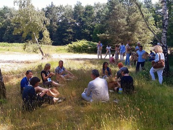 Buiten lunchen als outdoor activiteit teambuilding