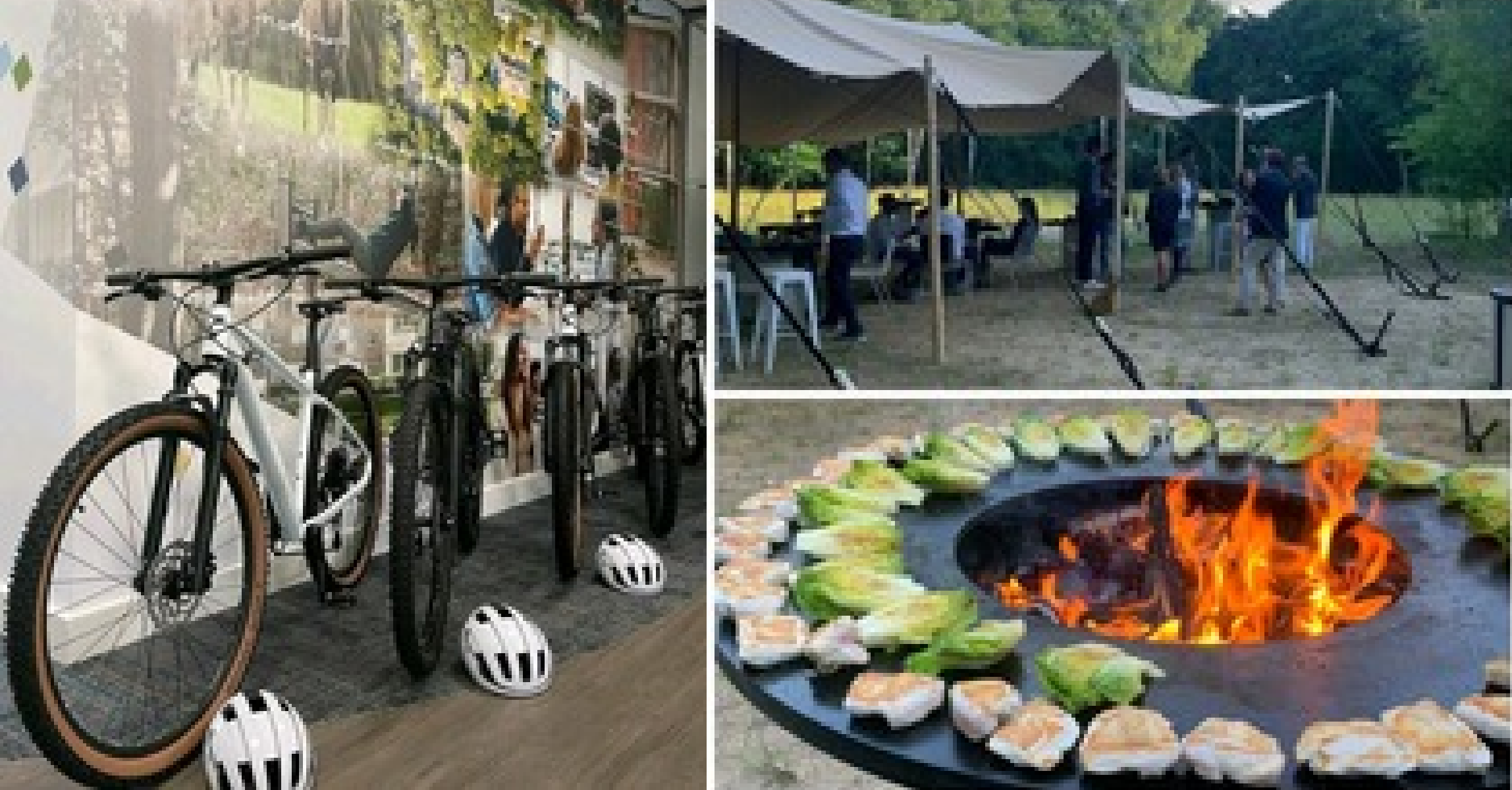 Uniek vergaderen door faciliteiten als mountainbikes en barbecue op evenementenlocatie Landgoed Zonneoord 